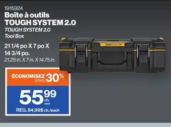 Patrick Morin Dewalt tough system 2.0 tool box offer