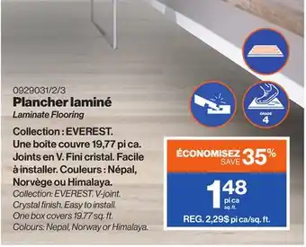 Patrick Morin Laminate flooring offer