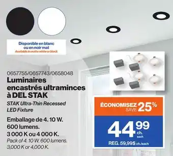 Patrick Morin Stak ultra-thin recessed led fixture offer