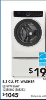 RONA Electrolux 5.2 cu. ft. washer offer