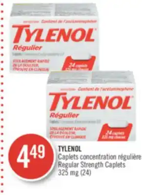 Pharmaprix Tylenol regular strength caplets offer