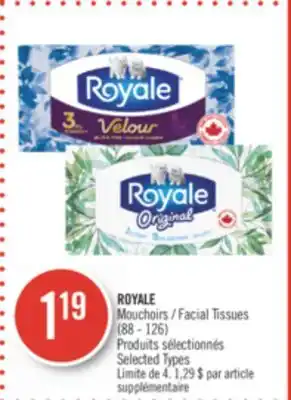 Pharmaprix Royale facial tissues offer