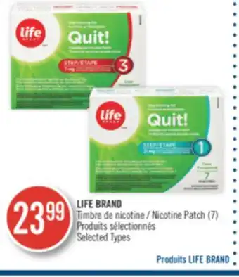 Pharmaprix Life brand nicotine patch offer