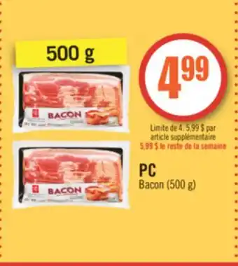 Pharmaprix Pc bacon offer