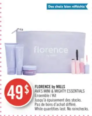 Pharmaprix Florence by mills ava's mini & mighty essentials kit offer
