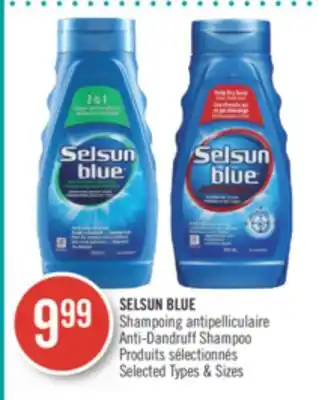 Pharmaprix Selsun blue anti-dandruff shampoo offer