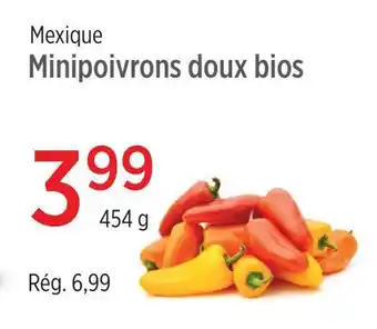 Avril Mexique Minipoivrons doux bios offer