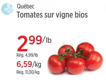 Avril Tomates sur vigne bios offer