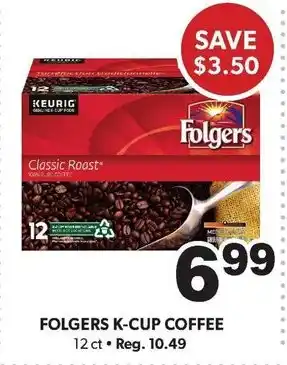 FOLGERS K-CUP COFFEE 12 ct