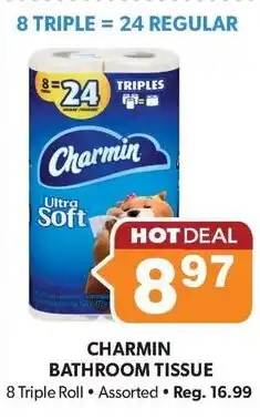 CHARMIN BATHROOM TISSUE 8 Triple Roll Assorted