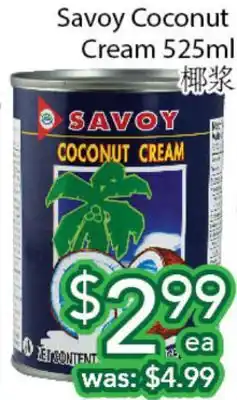 Ample Food Market Savoy coconut cream offer