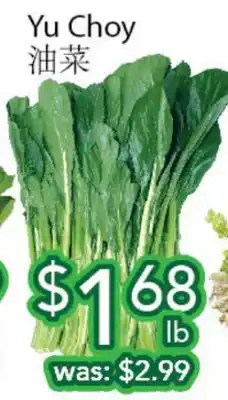 Ample Food Market Yu choy offer