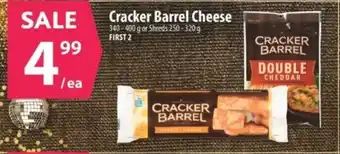 Co-op Cracker Barrel Cheese 340-400g or Shreds 250-320g offer