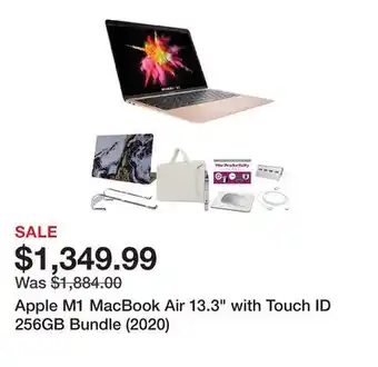 TSC Stores Apple m1 macbook air 13.3 with touch id 256gb bundle (2020) offer