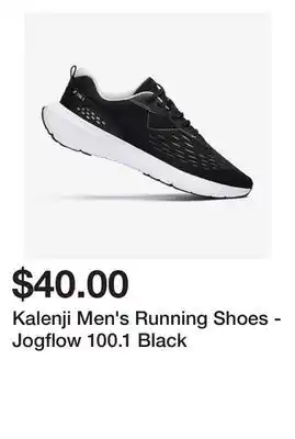 Decathlon Kalenji men's running shoes - jogflow 100.1 black offer