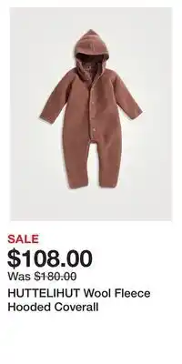 Holt Renfrew Huttelihut wool fleece hooded coverall offer