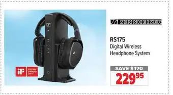 2001 Audio Video Sennheiser digital wireless headphone system offer