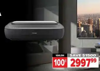 2001 Audio Video Hisense 100 l9h series trichroma laser tv offer