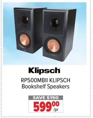 2001 Audio Video Klipsch bookshelf speakers offer