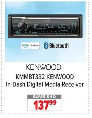 2001 Audio Video Kenwood in-dash digital media receiver offer