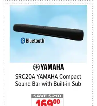 2001 Audio Video Yamaha compact sound bar with built-in sub offer