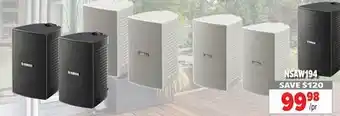 2001 Audio Video Yamaha indoor/outdoor speakers offer