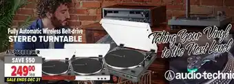 2001 Audio Video Audio-technica stereo turntable offer