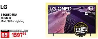 2001 Audio Video Lg 65 4k qned miniled backlighting offer