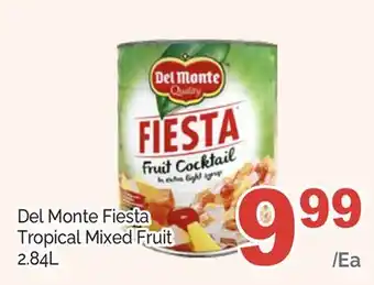 T&T Supermarket Del monte fiesta tropical mixed fruit, 2.84l offer