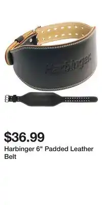 Sport Chek Harbinger 6 padded leather belt offer