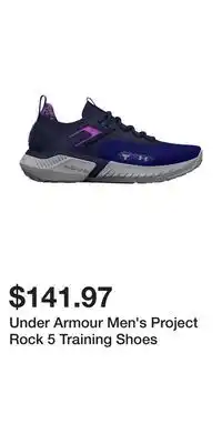 Sport Chek Under armour men's project rock 5 training shoes offer