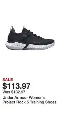 Sport Chek Under armour women's project rock 5 training shoes offer