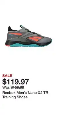 Sport Chek Reebok men's nano x2 tr training shoes offer