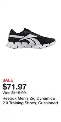 Sport Chek Reebok men's zig dynamica 2.0 training shoes, cushioned offer
