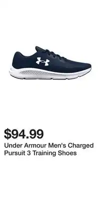 Sport Chek Under armour men's charged pursuit 3 training shoes offer