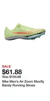 Sport Chek Nike men's air zoom maxfly barely running shoes offer
