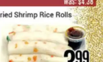 Nations Fresh Foods Dried shrimp rice rolls offer