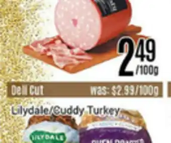 Nations Fresh Foods Lilydale/cuddy turkey offer