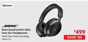 Visions Electronics Bose quietcomfort ultra over-ear headphones offer