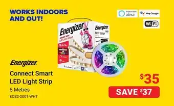 Visions Electronics Energizer connect smart led light strip offer