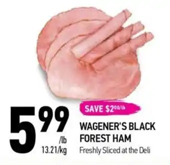 Coppa's Fresh Market WAGENER'S BLACK FOREST HAM offer