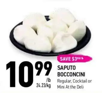 Coppa's Fresh Market SAPUTO BOCCONCINI offer