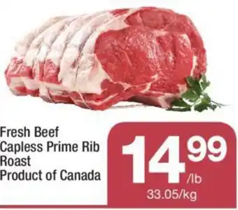 Highland Farms Fresh Beef Capless Prime Rib Roast offer