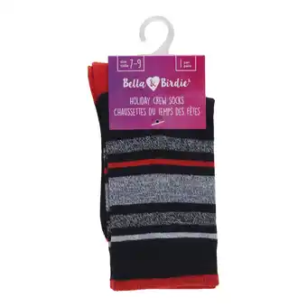 Giant Tiger Bella & birdie girl's crew socks offer