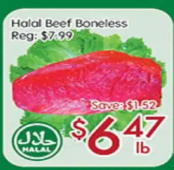 Sunny Food Mart Halal beef boneless offer
