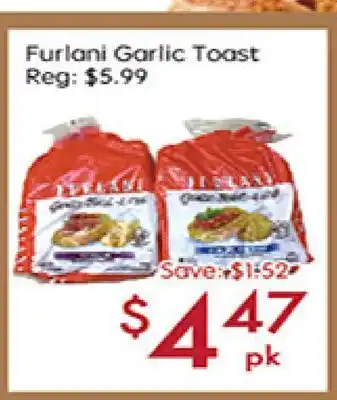 Sunny Food Mart Furlani garlic toast offer