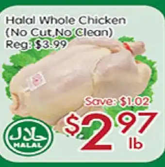 Sunny Food Mart Halal whole chicken offer