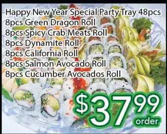 Ample Food Market Happy new year special party tray 48 pcs offer