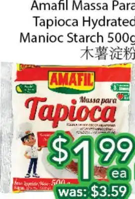Amafil massa para tapioca hydrated manioc starch