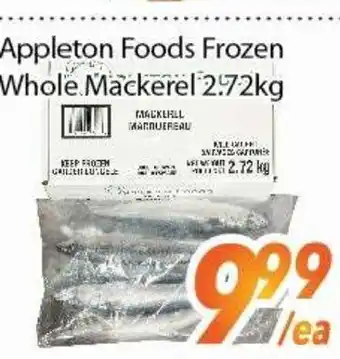 Bestco Food Mart Appleton foods frozen whole mackerel offer